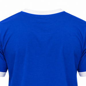 Phi Beta Sigma <b>Ringer</b> <b>T</b> <b>Shirt</b> Royal Blue White Trim Short Sleeve Crew Neck Greek Letter Graphic Tee Casual Collegiate Fraternity - Product Image 6