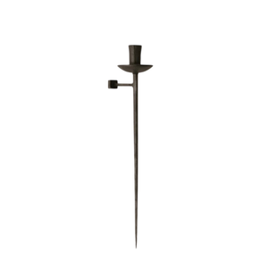 Portavelas de hierro montado en la pared, forma de corazón, acabado negro, para decoración del hogar, decoración del Día de San Valentín, apliques de pared hechos a mano - Product Image 6