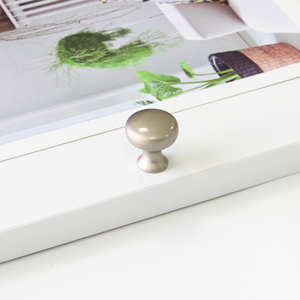 Zinc Alloy Mushroom Cabinet Knob Minimalist Drawer Pull Durable Eco-Friendly <b>Hardwares</b> Materials Hotel <b>Wardrobe</b> Dresser - Product Image 4