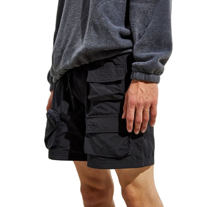 Summer Men's Solid High Waist Nylon Cargo <b>Shorts</b> Quick Dry Breathable Eco-Friendly Durable OEM Custom - Product Image 4