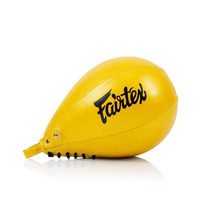 Sac de frappe lourd Fairtex, ballon de vitesse en cuir PU, écologique, rapide, bleu et jaune, personnalisé, pour l'entraînement de boxe, utilisation universelle