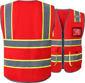 Gilet de sécurité personnalisé en gros, durable et lumineux, avec bande réfléchissante, améliore la visibilité dans toutes les conditions - Product Image 4