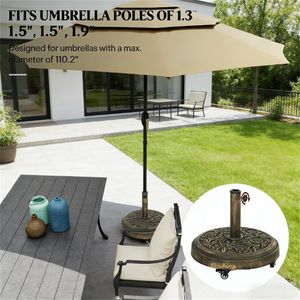 Base para Sombrilla de Patio, Solo para Sombrillas de Terraza y Patio - Product Image 2
