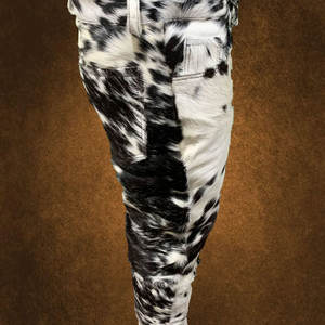 กางเกงหนังวัวแท้ทรงทันสมัยใส่สบายสำหรับผู้ชายรุ่นใหม่ปี 2026 กางเกงหนังวัวแท้สตรีทแวร์ขายดีสำหรับผู้ชาย - Product Image 3