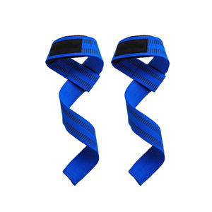 Hot Selling <b>Weight</b> Lifting Straps Hand Grip Support Natural Rubber PVC Adjustable Elasticity Private Label Men <b>Women</b> Custom - Product Image 1