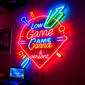 Lettres en relief néon style LED, enseigne commerciale 3D rectangulaire illuminée pour devanture de magasin, enseigne de magasin pour extérieur - Product Image 3