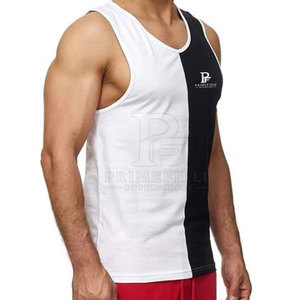 Quick Dry Breathable Knitted Casual Men's <b>Stringer</b> <b>Vest</b> Cotton/Polyester Fabric Sleeveless Workout Wear Wholesale Low Price - Product Image 4