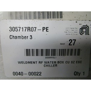 AMAT 0040-00022 Boîtier de raccordement pour l'eau, CU SZ ESC - Équipements et pièces semi-conductrices d'occasion fiables à l'échelle mondiale - Product Image 1