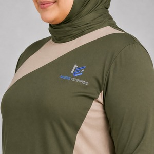 Ensemble Burkini Modeste au Design Moderne pour la Plage – Structure Flexible, Extensible, Coupe Classique, Respirant, Séchage Rapide - Product Image 6
