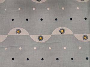 Tissu en coton bleu ciel de qualité supérieure avec broderie florale tournesol et accents à pois - Textile tissé doux et respirant - Vente chaude - Product Image 4