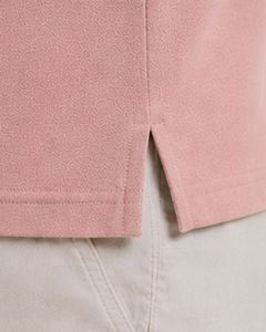 Polo Personalizado Rosa Claro para Hombre, Manga Corta, Tela de Algodón Piqué, Diseño Liso Informal, Cuello Camisero, Clásico de Verano - Product Image 5