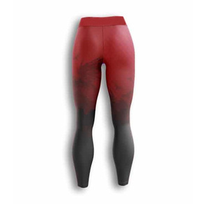 กางเกงโยคะผู้หญิงเอวกลาง แห้งเร็ว มีกระเป๋า ผ้าฝ้าย 100% - Product Image 4