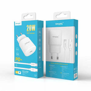 Universal Charger Color <b>Box</b> with UV Advantage Paper, Data Cable Packaging with Front Window, <b>Foldable</b> & Embossed - Product Image 4