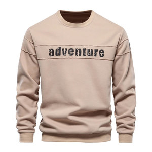 Sweat-shirts à col roulé lisses de haute qualité à manches longues 100% polyester à séchage rapide pour hommes, vêtements de sport tendance pour jeunes - Product Image 1