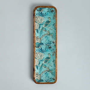 Bandeja de madera natural para servir, plato de madera rústico, tabla de servir ecológica, plato de madera hecho a mano de Falak World Export - Product Image 6