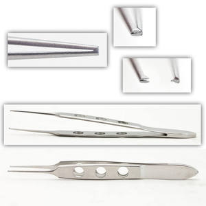Pinzas de Fijación Rectas Dentadas Delicadas de 8.5cm, de Acero Inoxidable, para Uso Oftalmológico y Quirúrgico Ocular, de Grip Surgical - Product Image 5