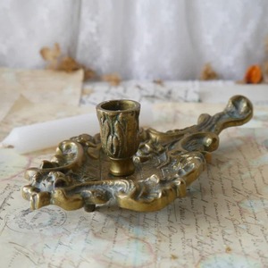 Modern <b>Brass</b> <b>Candlestick</b> Holders Set with Glass Shades for Home Decoration - Product Image 2