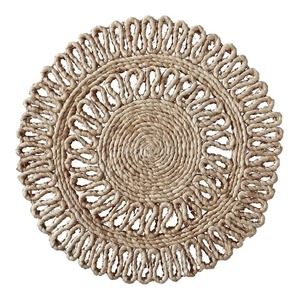 Assiettes de présentation en rotin, vente en gros directe usine, fourniture en vrac, naturelles, OEM ODM disponibles - Product Image 3