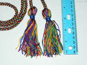 Cordon de graduation en polyester solide de haute qualité, frange décorative durable pour sacs imperméables - Product Image 3