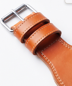 Weightlifting <b>Training</b> Prong Belt Back Support Gym Trainer Heavy Duty Leather Professional Body Building Buckle Strong - Product Image 3