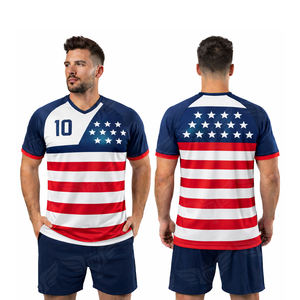 Ensemble Maillot et Short de Football Style Canadien en Gros – Tenue d'Entraînement Personnalisée Rouge et Blanc pour le Sport - Product Image 3