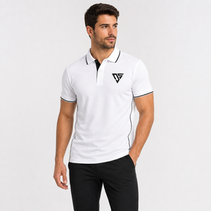 Polo transpirable para hombre que ofrece una comodidad suave, un diseño clásico y un rendimiento duradero para el armario de uso diario. - Product Image 1