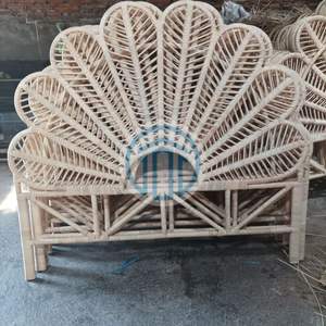 Cabecero de Cama de Ratán Tejido a Mano Ecológico al Mejor Precio, Forma de Arco, Cabecero de Cama de Mimbre Natural, Muebles Boho Hechos a Mano al por Mayor - Product Image 5