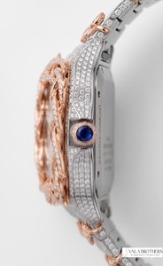 Reloj Cartier con Diamantes, 30 mm, Cuadrado, Analógico, de Cuarzo, con Cierre Desplegable de Acero Inoxidable, Unisex, de Lujo, con Brazalete - Product Image 2