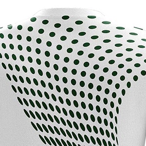 T-shirt de sport imprimé par sublimation à pois, conçu pour l'exercice physique, fabriqué en interlock, services OEM, t-shirt de sport toutes saisons - Product Image 3