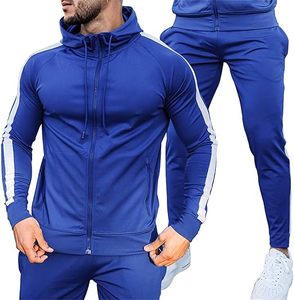 Conjunto de chándal personalizado de peso pesado con bordado desgastado, rayas descoloridas por el sol, sudadera con cremallera y pantalones de chándal acampanados con lavado ácido - Product Image 1