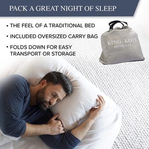 Twin Air Mattress with Built-in <b>High</b>-Speed Pump, Pillow <b>Top</b> Inflatable <b>Bed</b> - Product Image 5