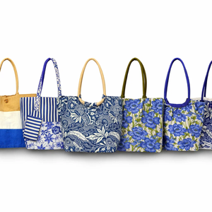 กระเป๋าโท้ทผ้ากระสอบลายพิมพ์เต็มใบ ดีไซน์ใหม่ล่าสุด สำหรับช้อปปิ้งหรือไปเที่ยวทะเล พร้อมลวดลายพิเศษจาก R.D Bag House - Product Image 1