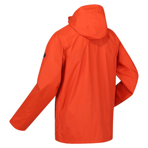 Men Rain <b>Jacket</b> <b>Packable</b> Waterproof Hooded Outdoor <b>Jacket</b> with Breathable Fabric Adjustable Cuffs and Durable Construction - Product Image 2