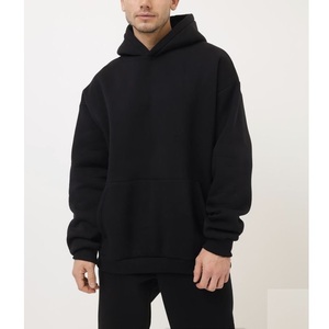 Sweat à capuche en polaire pour homme avec poche Coupe classique Respirant et à séchage rapide Hiver Casual Couleur unie - Product Image 5