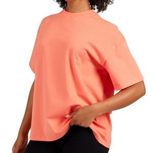 Camiseta de Algodón Extra Grande para Mujer, Calidad Premium, Logotipo Personalizado, Ropa Casual Urbana, Corte Holgado, Fabricante OEM ODM, Venta al Por Mayor - Product Image 2
