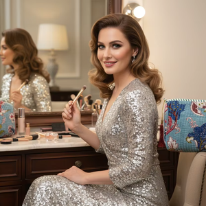 Velvet Quilted Pouch <b>Bag</b> Makeup for Toiletry Cosmetic Birthday Wedding Gift Zipper <b>Bridesmaid</b> Gift - Product Image 2