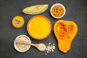 WARRLY Natural Pumpkin Seed Extract Powder 99% Food Grade Vacuum <b>Packed</b> Plastic Container Nutritional Herbal Ingredient Bulk - Product Image 5