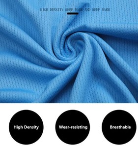 Maillot de basket-ball pour hommes, manches courtes, respirant, imprimé, en mesh, grande taille, été, séchage rapide, service OEM personnalisé - Product Image 6