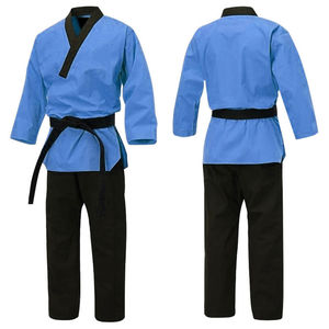 Dobok de Taekwondo en coton et polyester de haute qualité fabriqué au Pakistan, séchage rapide, respirant, design personnalisé, logo personnalisé, ensembles légers - Product Image 3