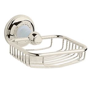 Porte-savon en métal de luxe avec finition polie pour lavabo de salle de bain, comptoir de cuisine et intérieurs modernes - Product Image 4