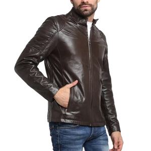 แจ็กเก็ตหนังแท้แบบบางใส่ได้ทั้งชายและหญิงเสื้อนอกทันสมัยเสื้อผ้าแฟชั่นใส่ให้ความอบอุ่นในฤดูหนาวออกแบบได้ตามต้องการ - Product Image 1