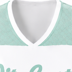 Maillot de cheerleading sans manches vert menthe sublimé, tenue de sport athlétique pour équipe, uniforme de compétition et d'entraînement - Product Image 5