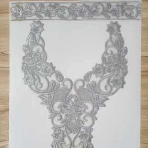 Motifs de broderie exquis pour encolures, patchs, designs personnalisés, tailles variées, tissu non-tissé, vente en gros, dentelle Honey, textiles de maison pour - Product Image 1