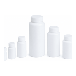 ขวดห้องปฏิบัติการปากกว้าง HDPE พร้อมฝา PP-15 มล. 30 มล. 60 มล. 125 มล. 1000 มล. สำหรับเก็บตัวอย่างของเหลวและของแข็ง - Product Image 2