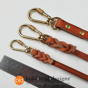 Laisse pour chien en cuir avec logo personnalisé, laisse tactique robuste pour l'entraînement avec clip grenouille de qualité supérieure pour la randonnée et la marche en extérieur - Product Image 6