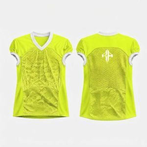 Maillot de football américain pour homme 100% polyester, col en V, impression par transfert thermique par RIVIAN ATLANTIC - Product Image 1