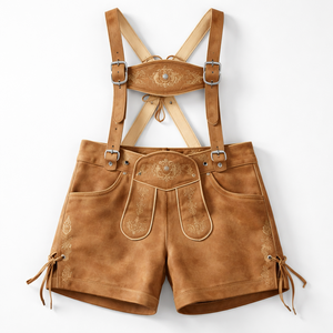 ผู้จัดจำหน่ายกางเกงหนังผู้หญิงแบบ Lederhosen สำหรับการสั่งซื้อจำนวนมาก - บริการ OEM แบบกำหนดเองจากผู้ผลิต - Product Image 5