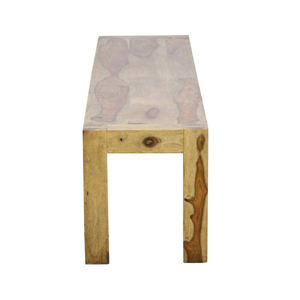 Banc de salle à manger artisanal en bois de Sheesham, bois de rose indien massif, design contemporain pour l'extérieur, mobilier d'art artisanal pour la maison - Product Image 5