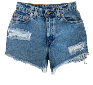 NOVEDAD DE VERANO 2025, pantalones cortos de mezclilla de pierna recta para mujer con agujeros, pantalones calientes de calle con bordes ásperos con personalidad para mujer - Product Image 1