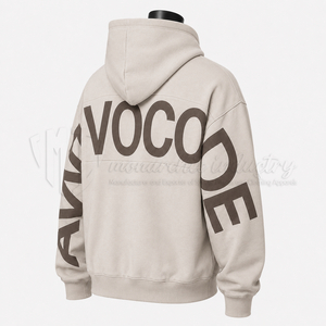 Sweat-shirt à capuche pour homme 100% coton French Terry Coupe classique Imprimé lettres sur la manche droite Vêtement décontracté pour l'automne - Product Image 4